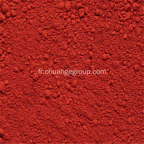 Pigment le rouge à l'oxyde de fer pour le béton